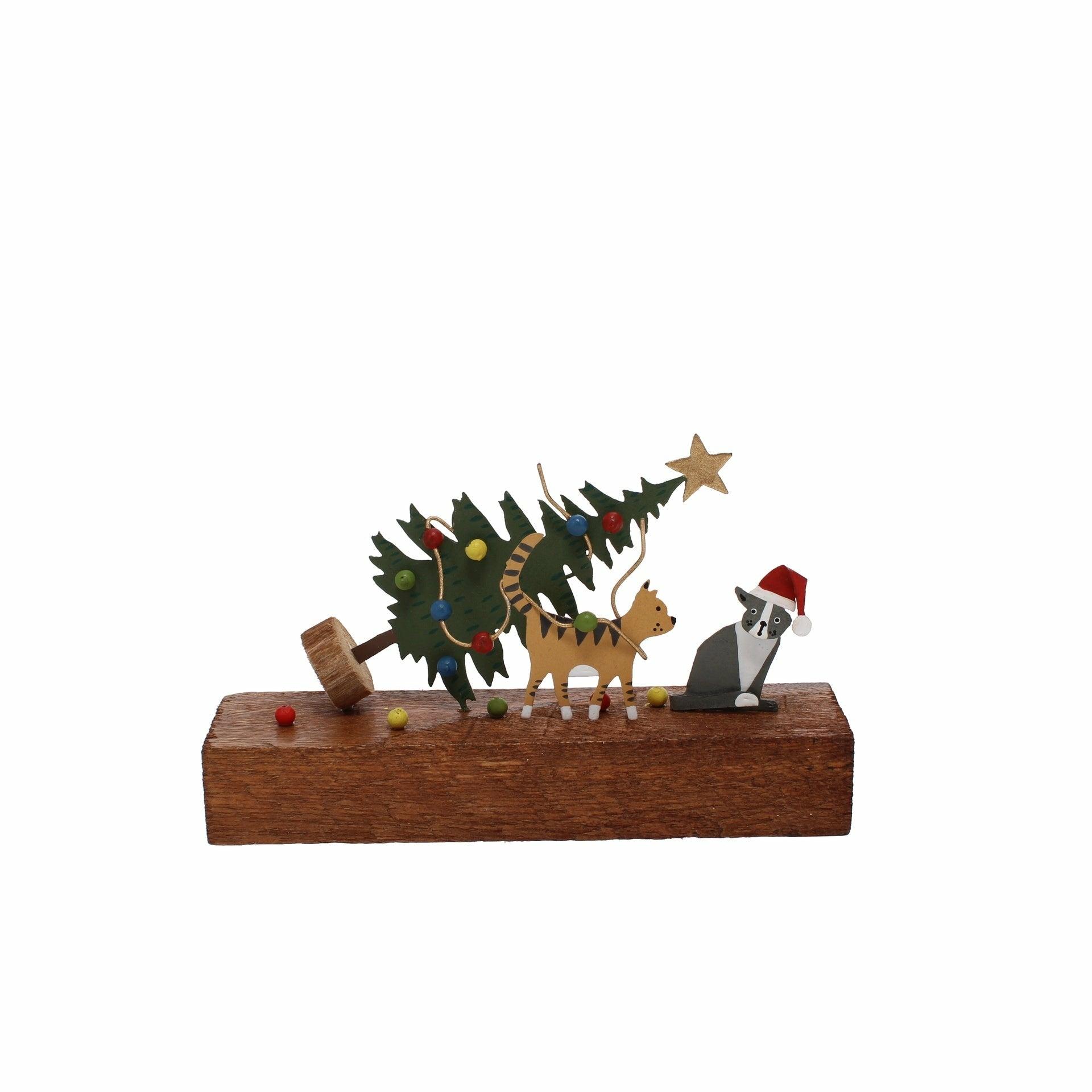 Cat Christmas Chaos Decoration