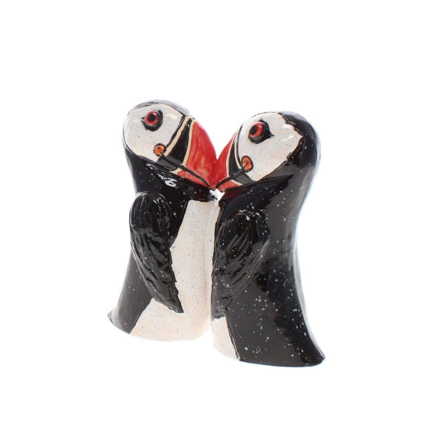 Ceramic Puffin, Kissing