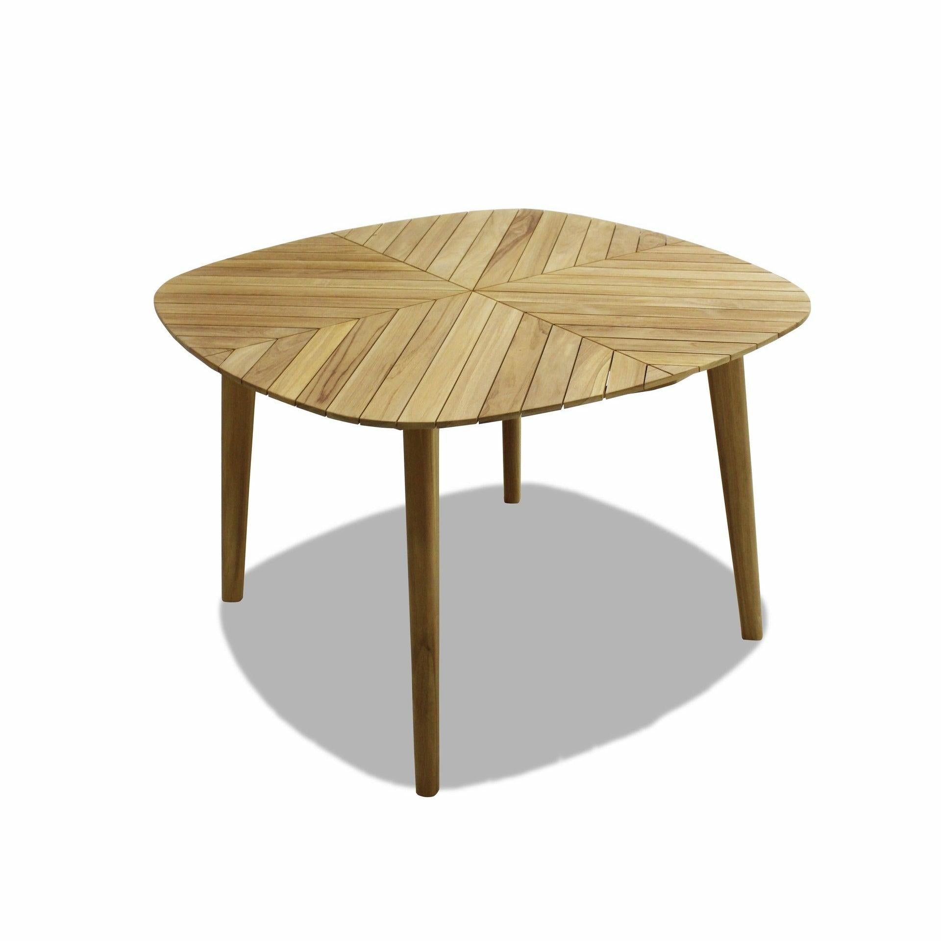 Chevron Teak Garden Table Large Oval (190cm x 93cm),Medium Square (115cm x 115cm),Small Square (80cm x 80cm)