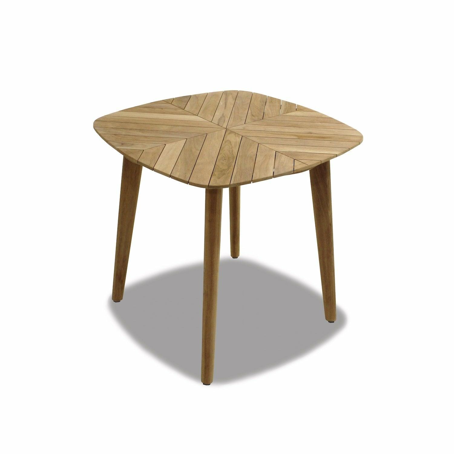 Chevron Teak Garden Table Large Oval (190cm x 93cm),Medium Square (115cm x 115cm),Small Square (80cm x 80cm)