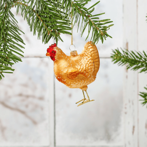 Chicken Shaped Bauble