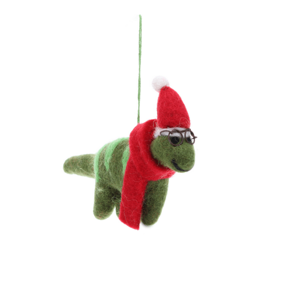 Christmas Felt Dinosaur