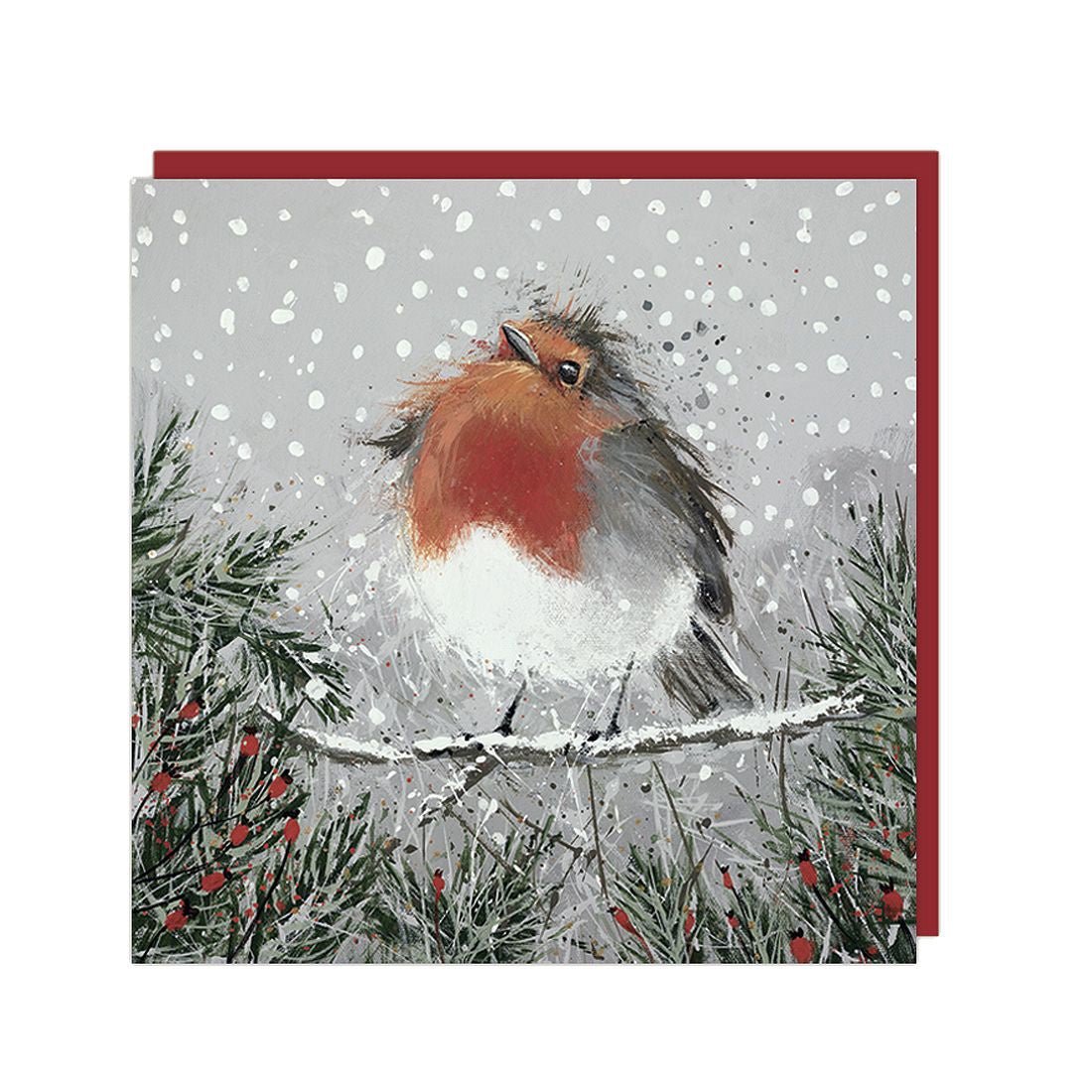 Christmas Pudding, Pack of 6 Christmas Cards