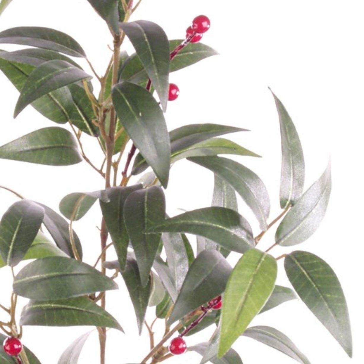 Christmas Spray with Red Berries 69cm