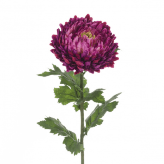 Chrysanthemum Spray 75cm, Fuchsia