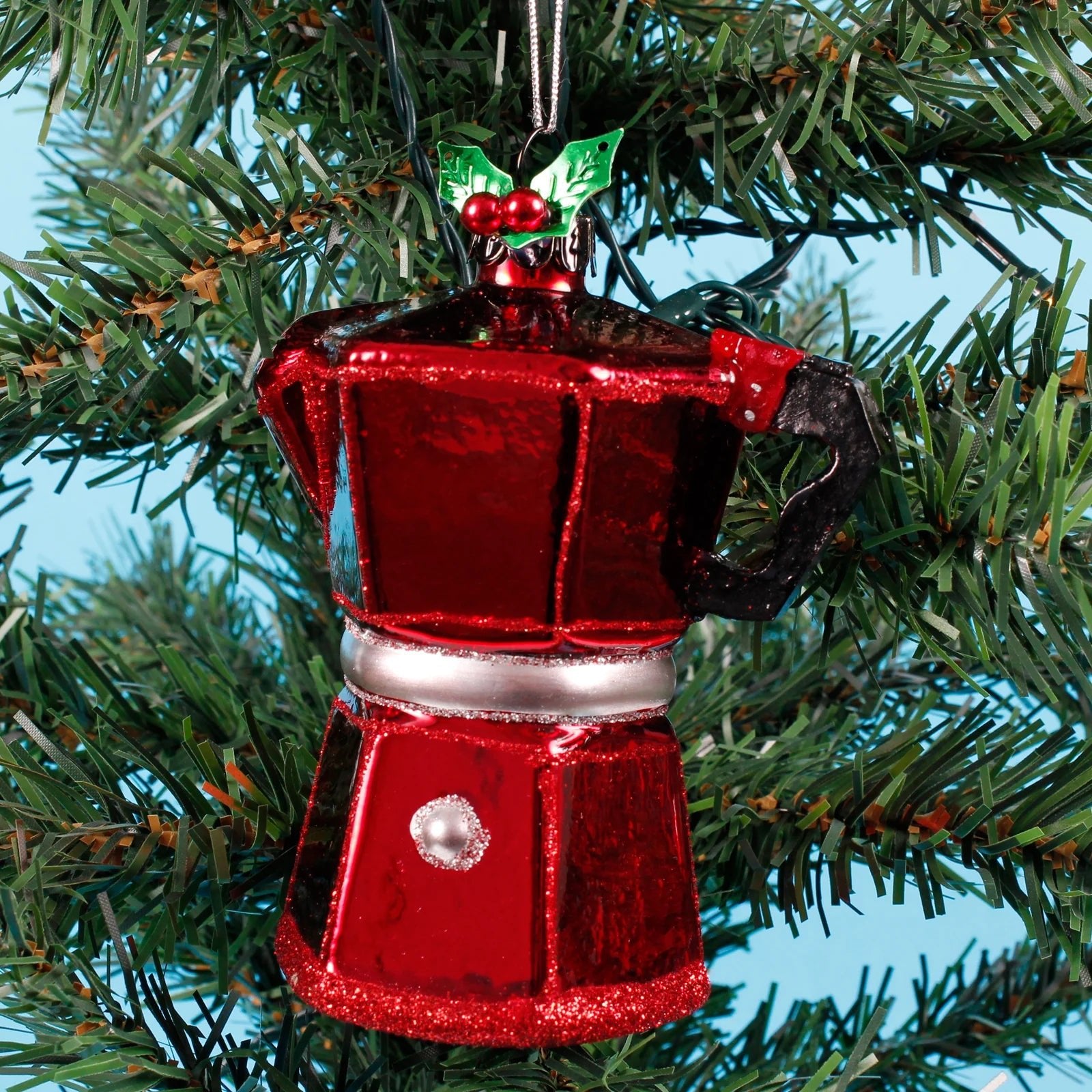 Coffee Pot Shaped Bauble