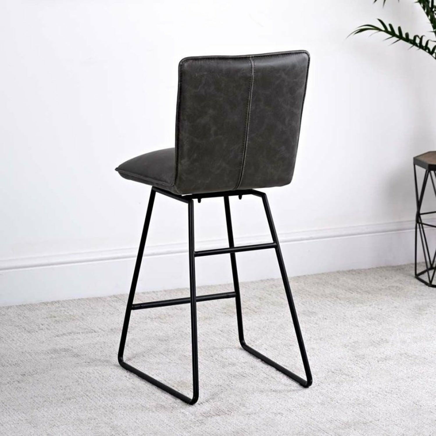 Cole Bar Stool in Grey
