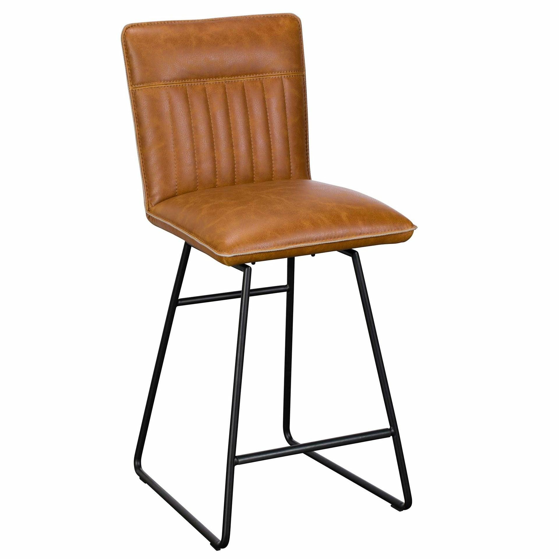 Cole Bar Stool in Tan