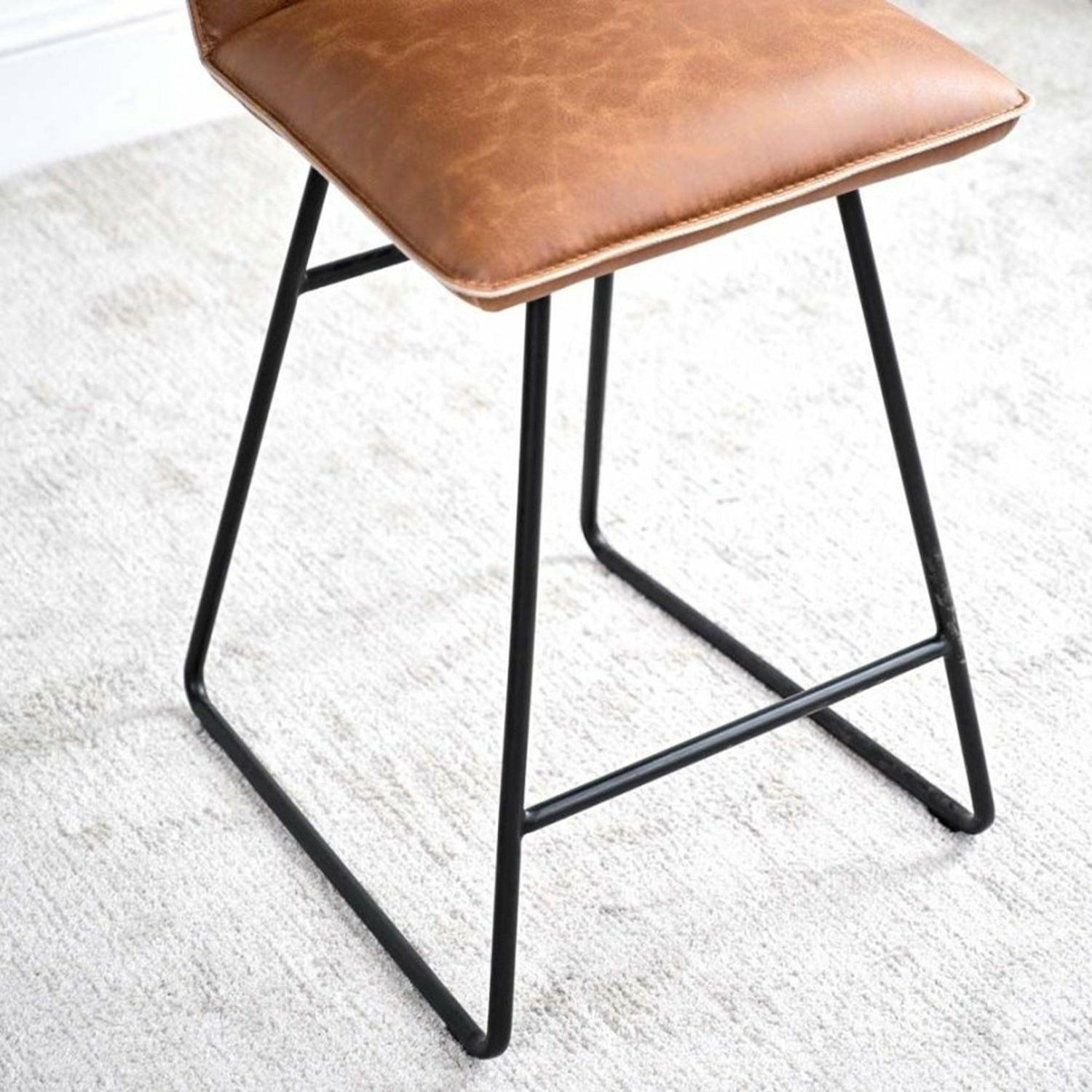 Cole Bar Stool in Tan