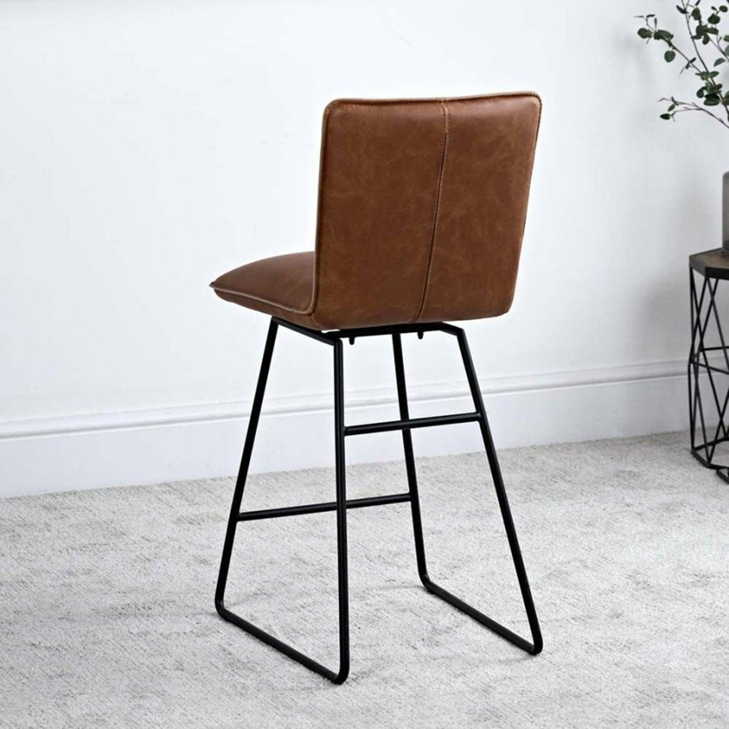 Cole Bar Stool in Tan