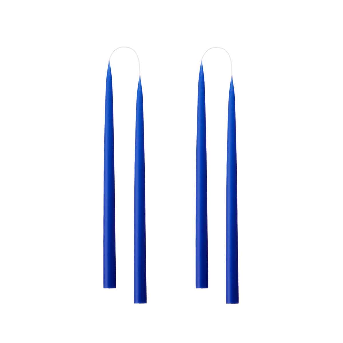 Colourful 35cm Taper Candles - 4 per gift boxa Cobolt Blue