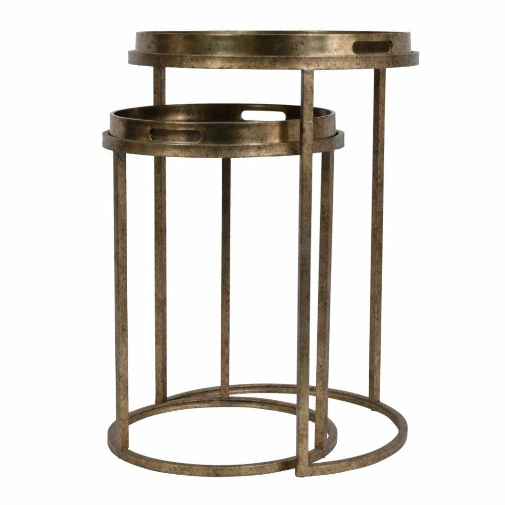 Constellation Map Set of Two Side Tables