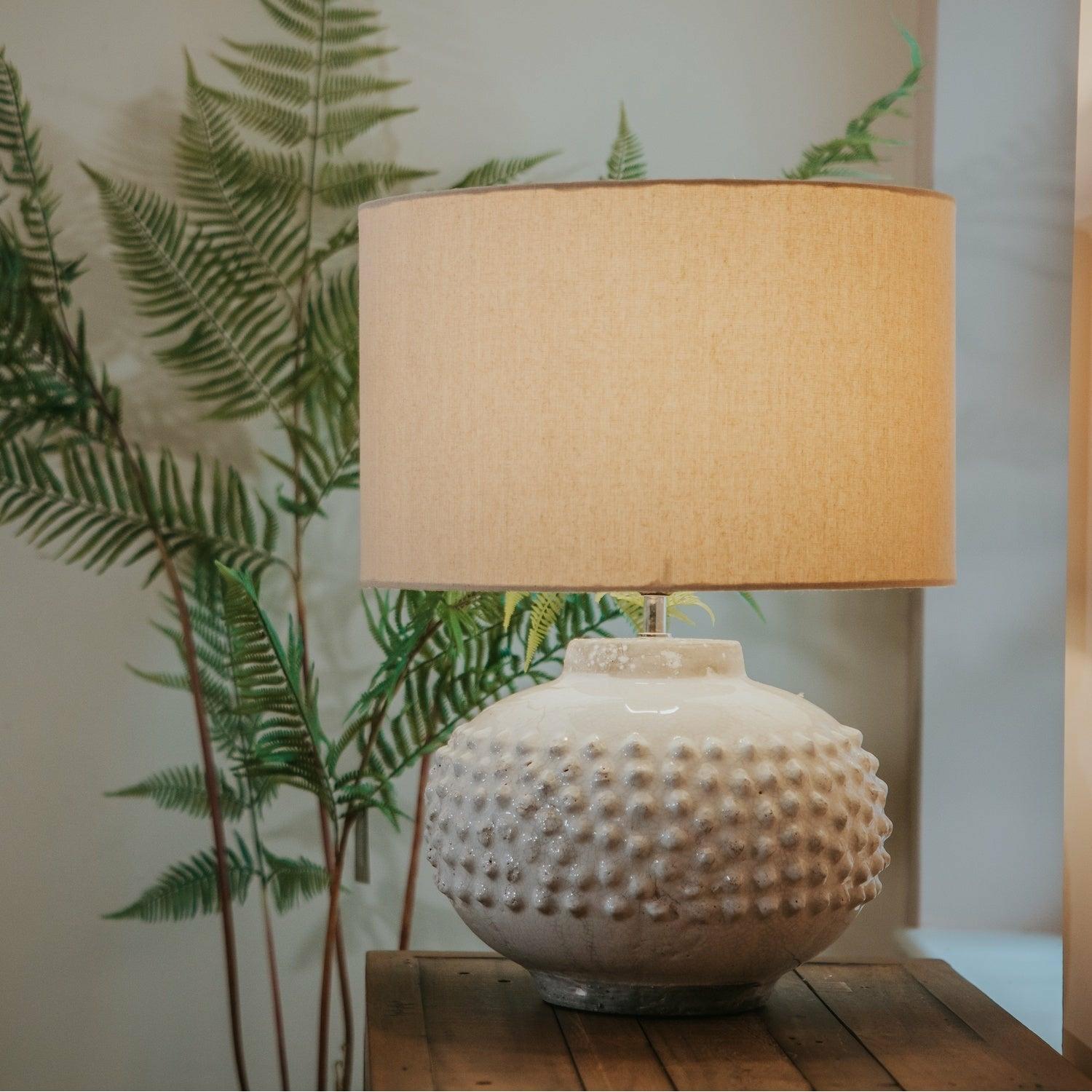 Crackle Glaze Bobble Lamp