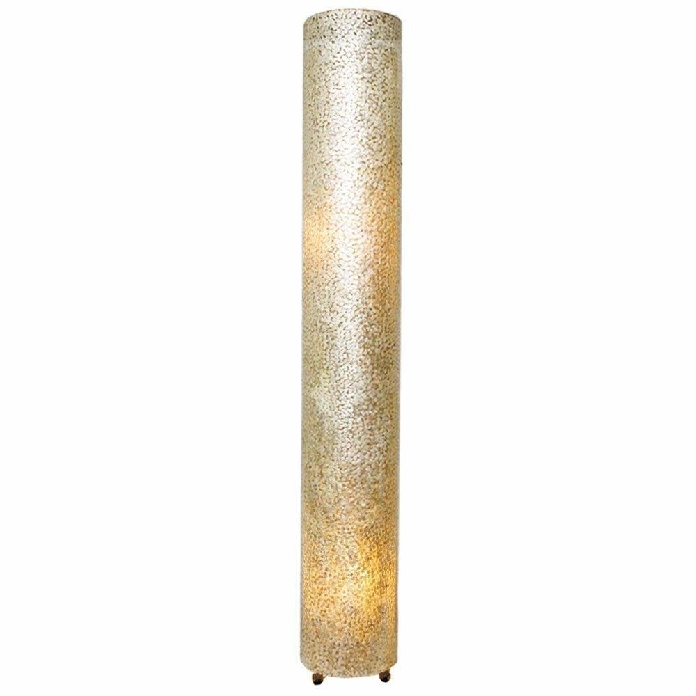Cream Shell Cylinder Lamp, Large