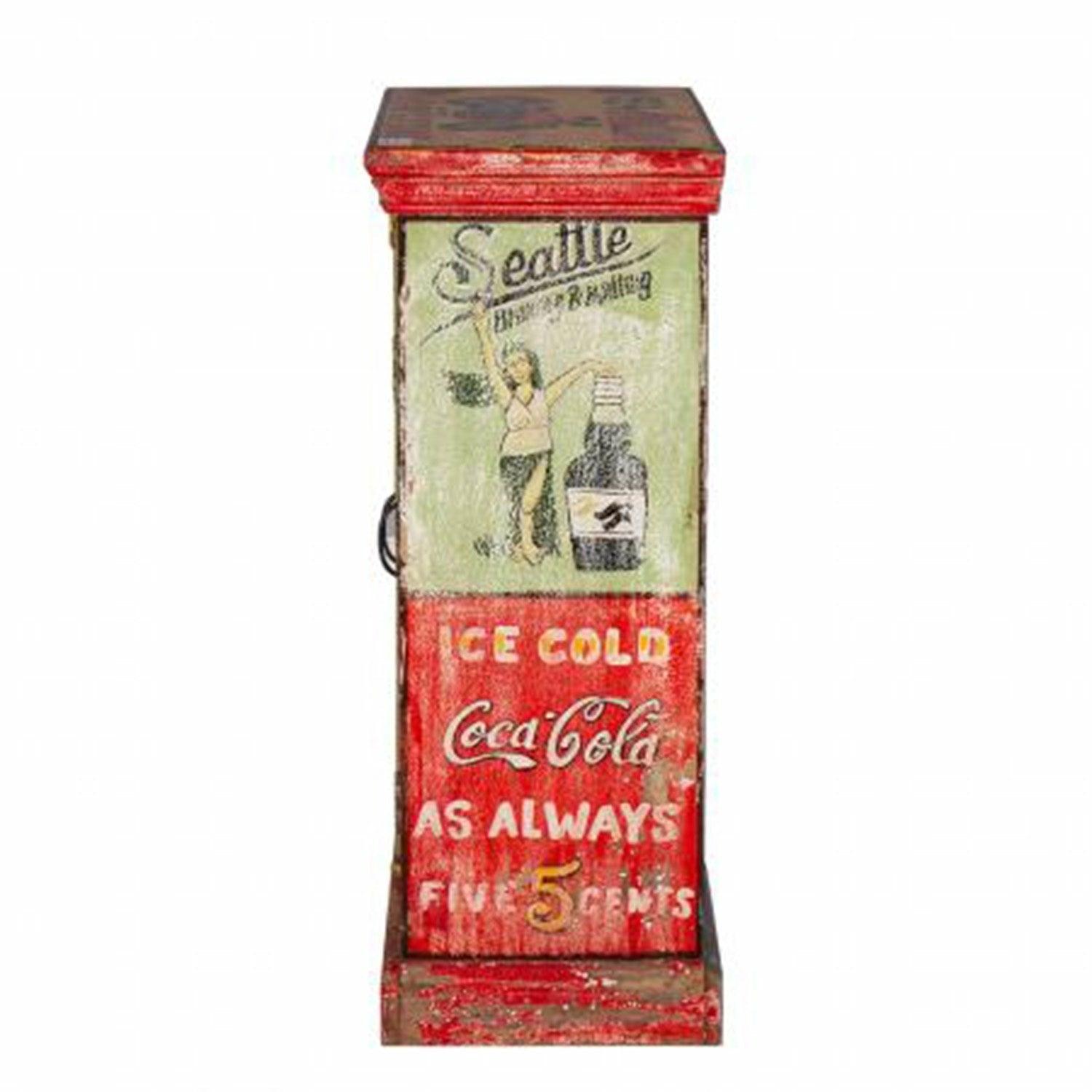 Curated - Hand Painted Advertising Cabinet