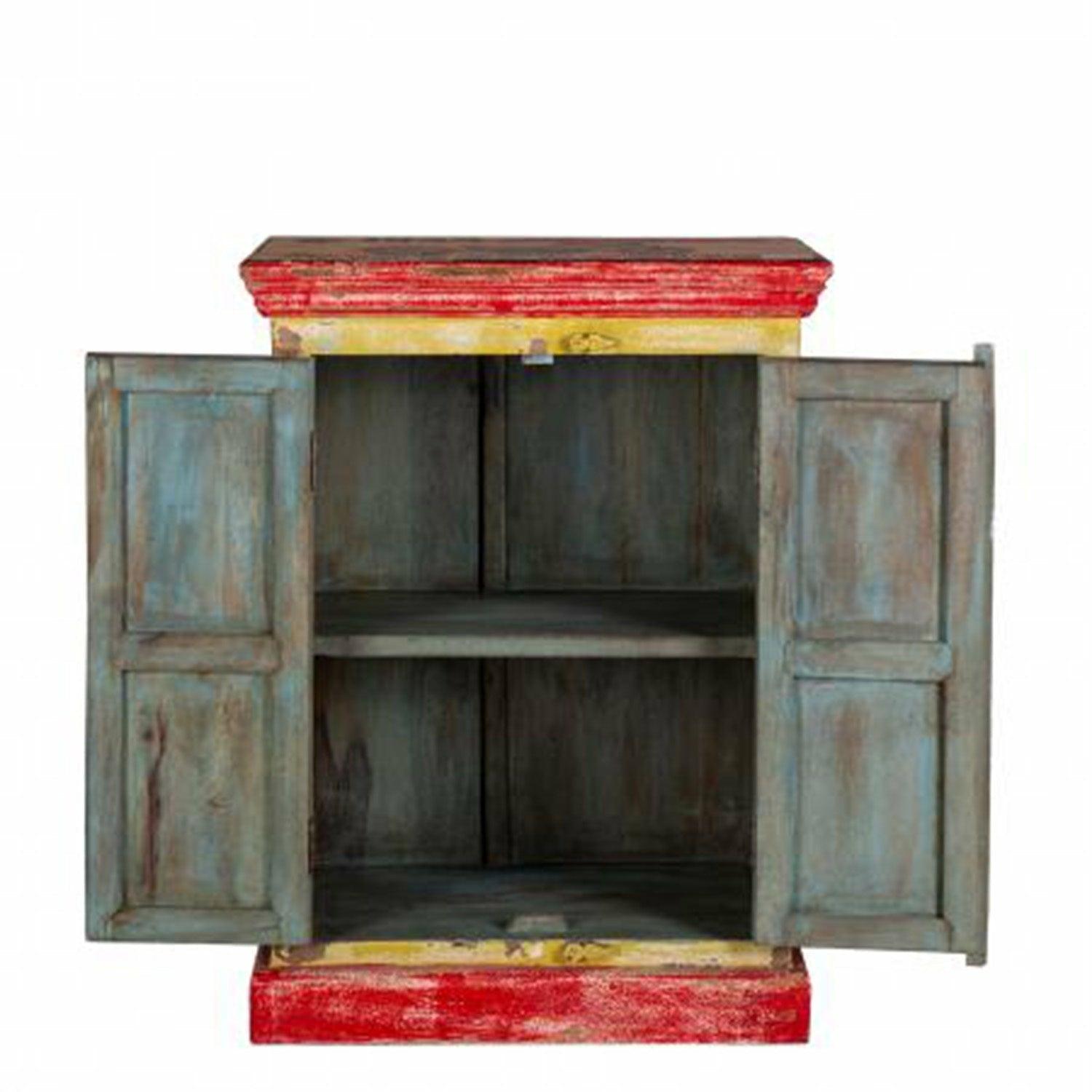 Curated - Hand Painted Advertising Cabinet