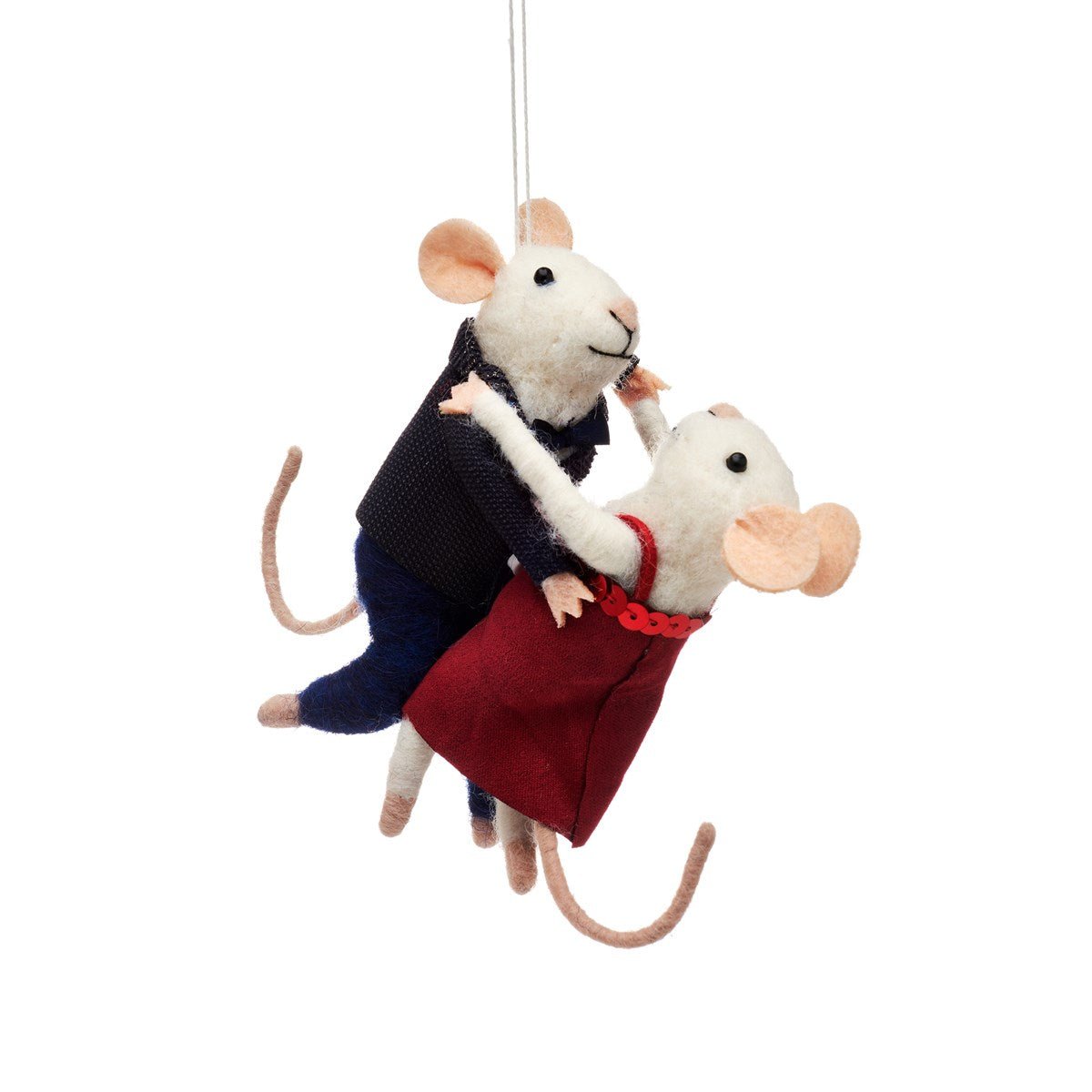 Dancing Mice Felt Hanging Decoration