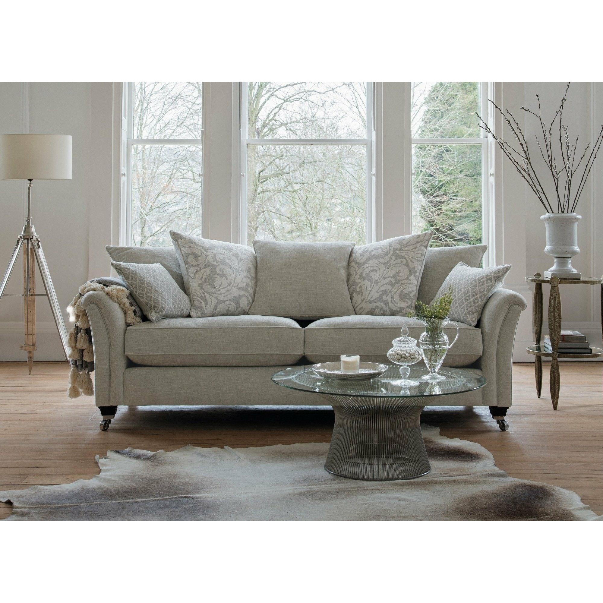 Devonshire Sofa, Pillow Back Grand Sofa / Harris Caramel (A),Grand Sofa / Harris Duck Egg (A),Grand Sofa / Harris Slate (A),Grand Sofa / Matteo Duck Egg (A),Grand Sofa / Austen Dove (A),Grand Sofa / Austen Oatmeal (A),Grand Sofa / Austen Trellis Dove (B),Grand Sofa / Austen Stripe Dove (B),Grand Sofa / Bexley Linen (A),Grand Sofa / Latitude Duck Egg (A),Grand Sofa / Latitude Grey (A),Grand Sofa / Gala Floral Dove Grey (A),Large 2 Seat Sofa / Harris Caramel (A),Large 2 Seat Sofa / Harris Duck Egg (A),Large 2