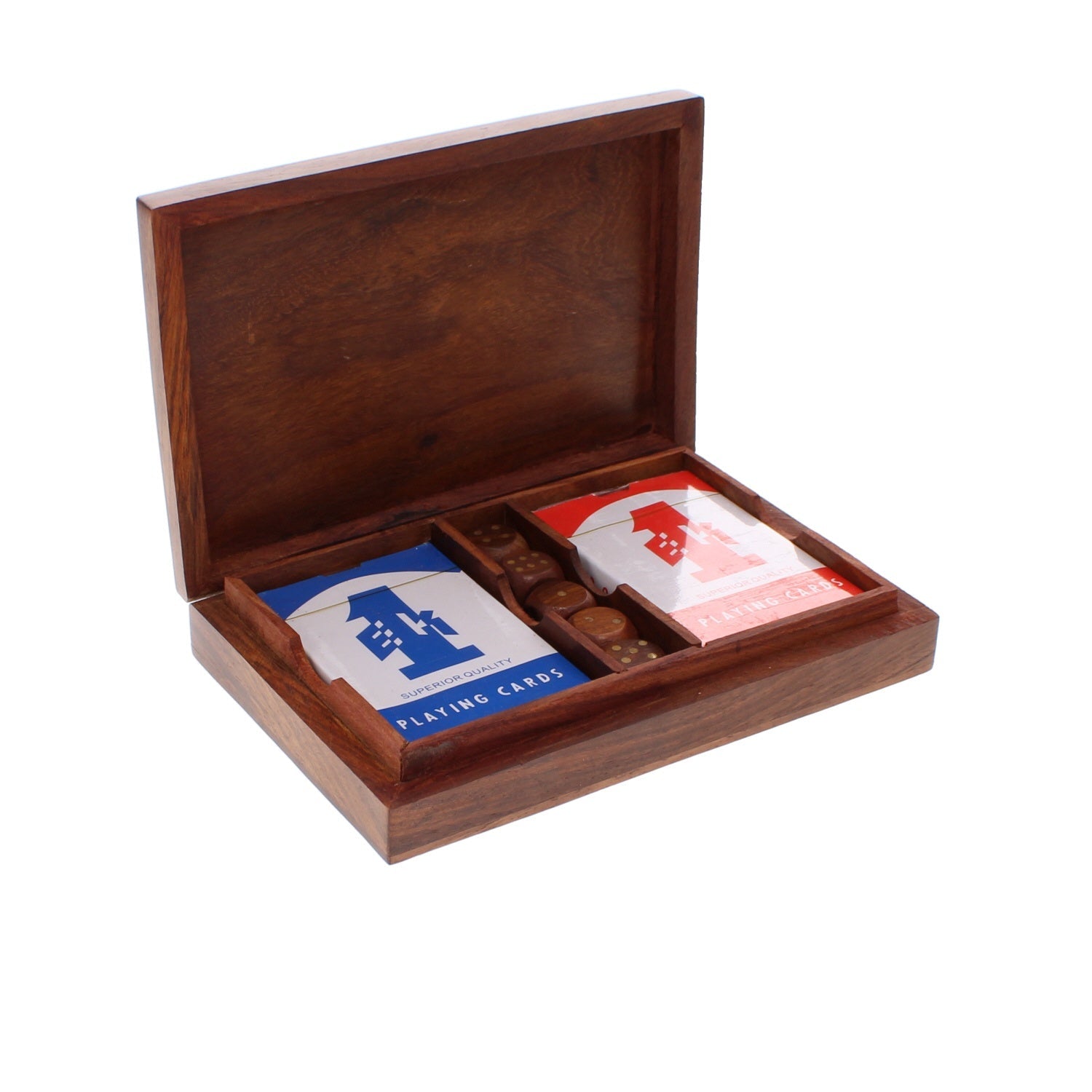 Double Card Box with Dice Set