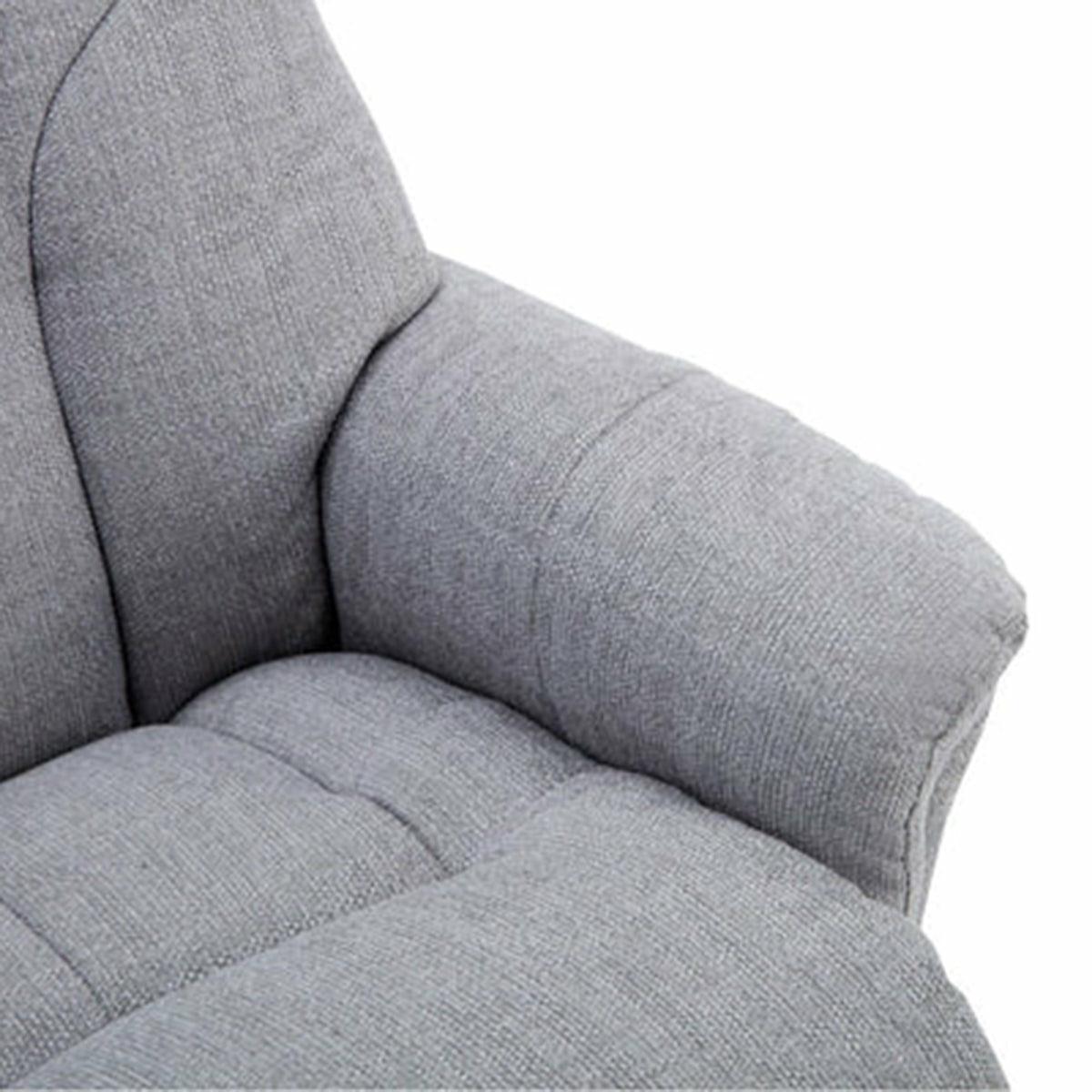 Dublin Reclining Swivel Chair Grey Fabric,Silver Fabric,Grey Faux Leather,Pebble Faux Leather,Wheat Fabric,Cream Faux Leather,Brown Faux Leather,Rock Fabric,Marine Fabric,Teal Fabric