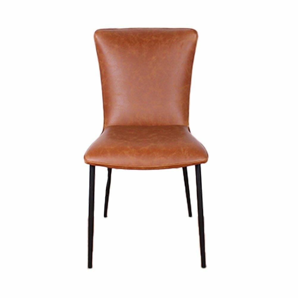 Elizabeth Dining Chair Tan Faux Leather,Grey Faux Leather