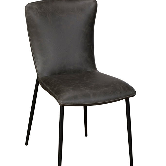 Elizabeth Dining Chair Grey Faux Leather