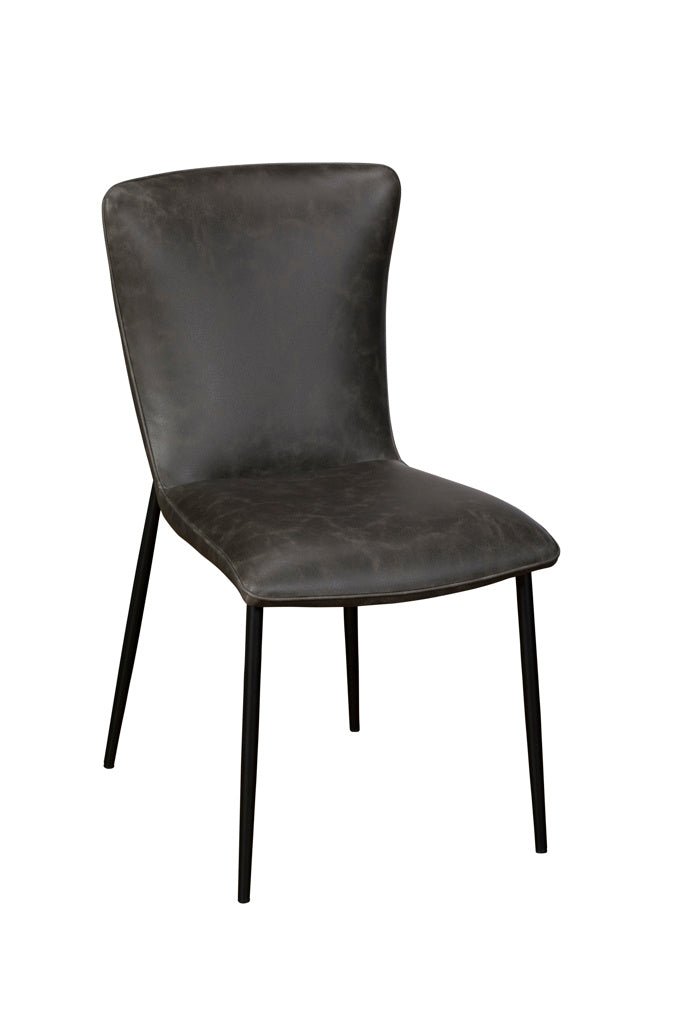 Elizabeth Dining Chair Grey Faux Leather