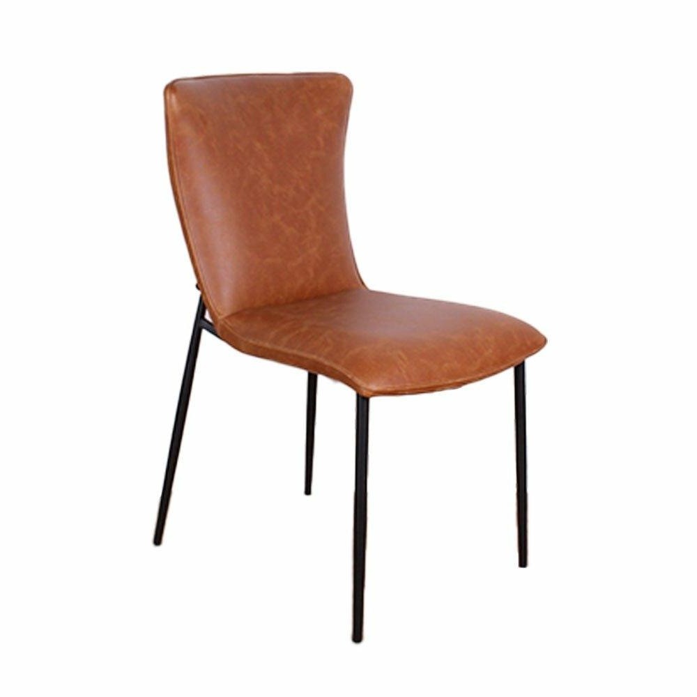 Elizabeth Dining Chair Tan Faux Leather