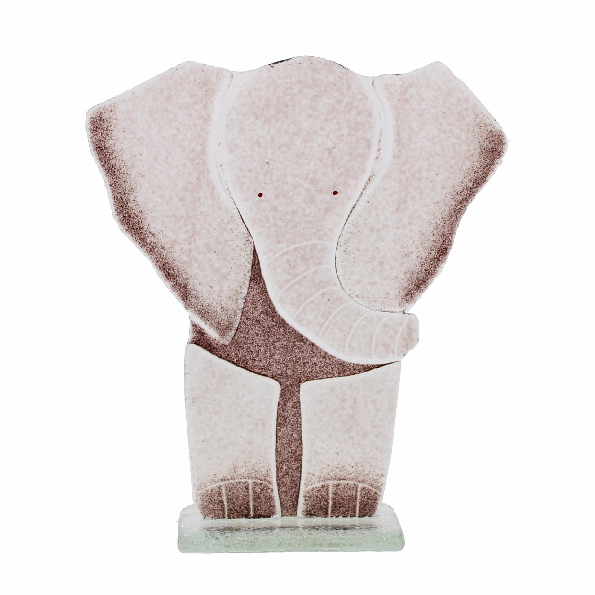 Ellie the Elephant Glass Ornament