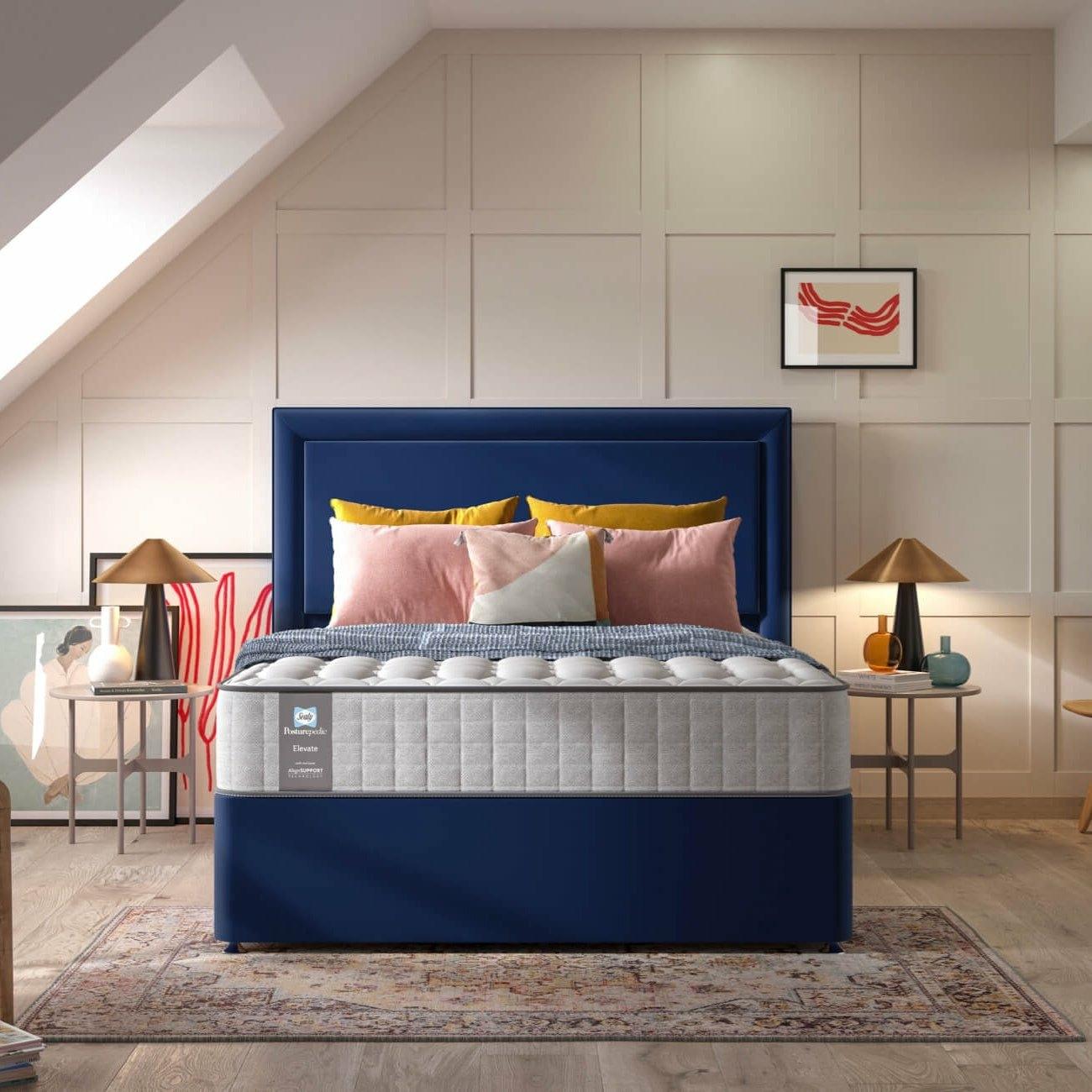 Sealy Emin Elevate Firm Mattress Super King Mattress,Super King Zip & Link,Single Mattress,Double Mattress,Kingsize Mattress