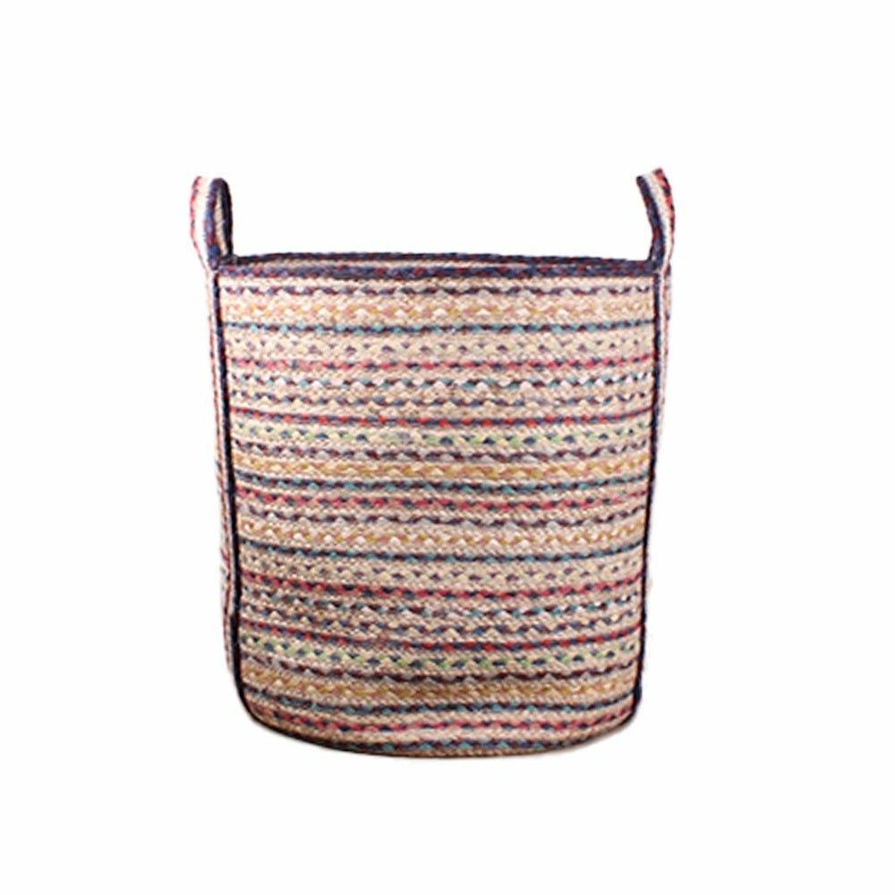 Fairisle Jute Slouchy Basket