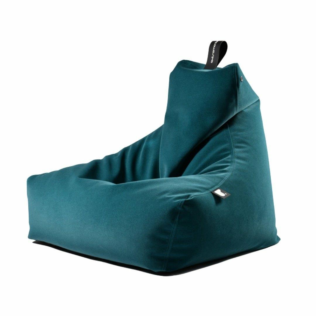 Faux Suede B Indoor Bean Bag Teal Faux Suede