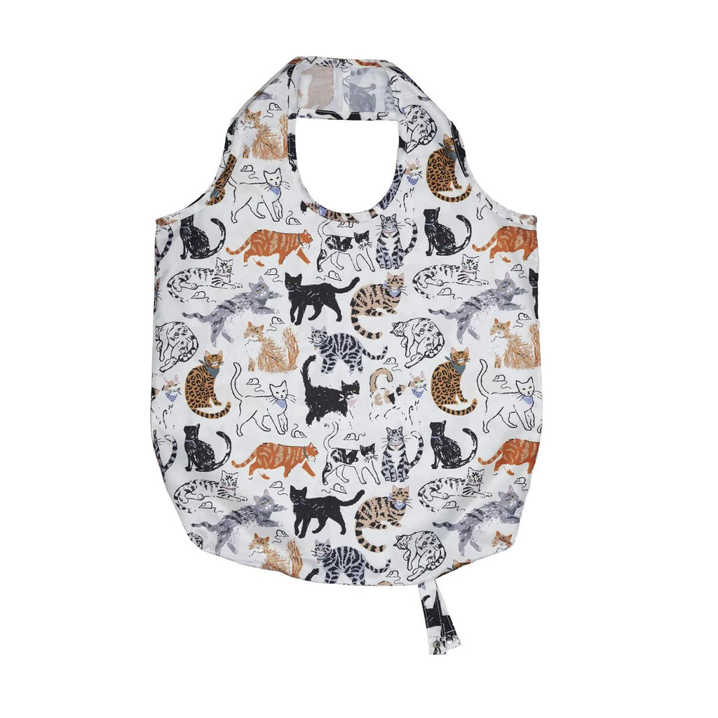 Feline Friends Packable Bag - Angela Reed -