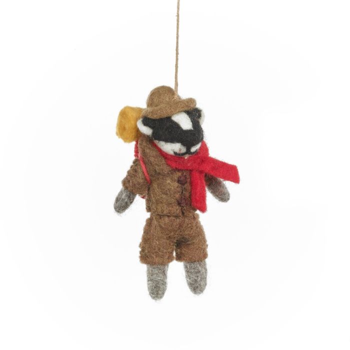 Felt Badger Scout Hanging Decoration