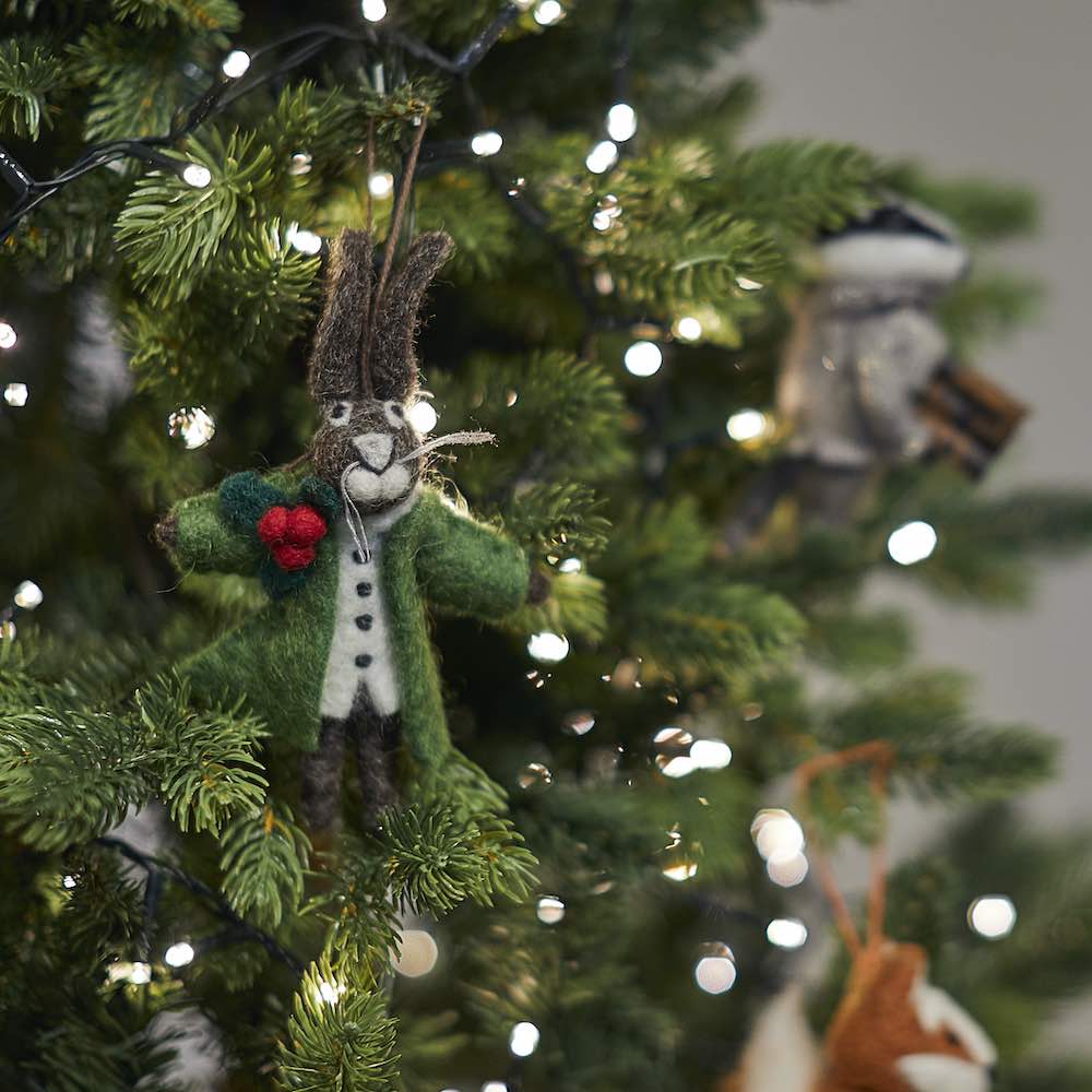 Felt Hare Decoration