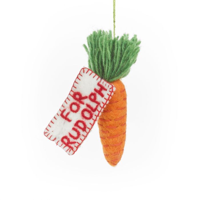 Felt Rudolph's Snack Hanging Christmas Decoration