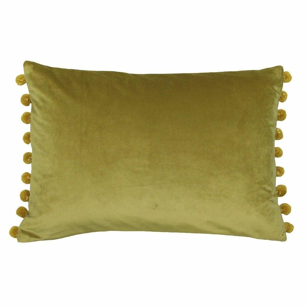 Fiesta Cushion, Bamboo and Gold
