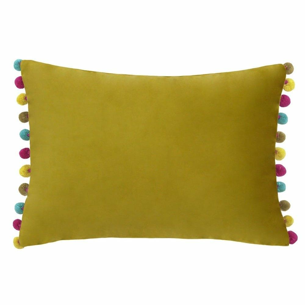 Fiesta Cushion, Bamboo and Multi