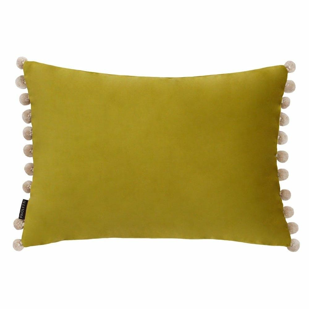 Fiesta Cushion, Bamboo and Natural