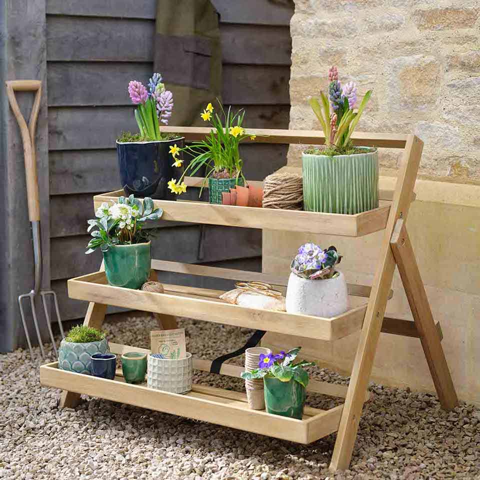 Folding Plant Stand Large,Small