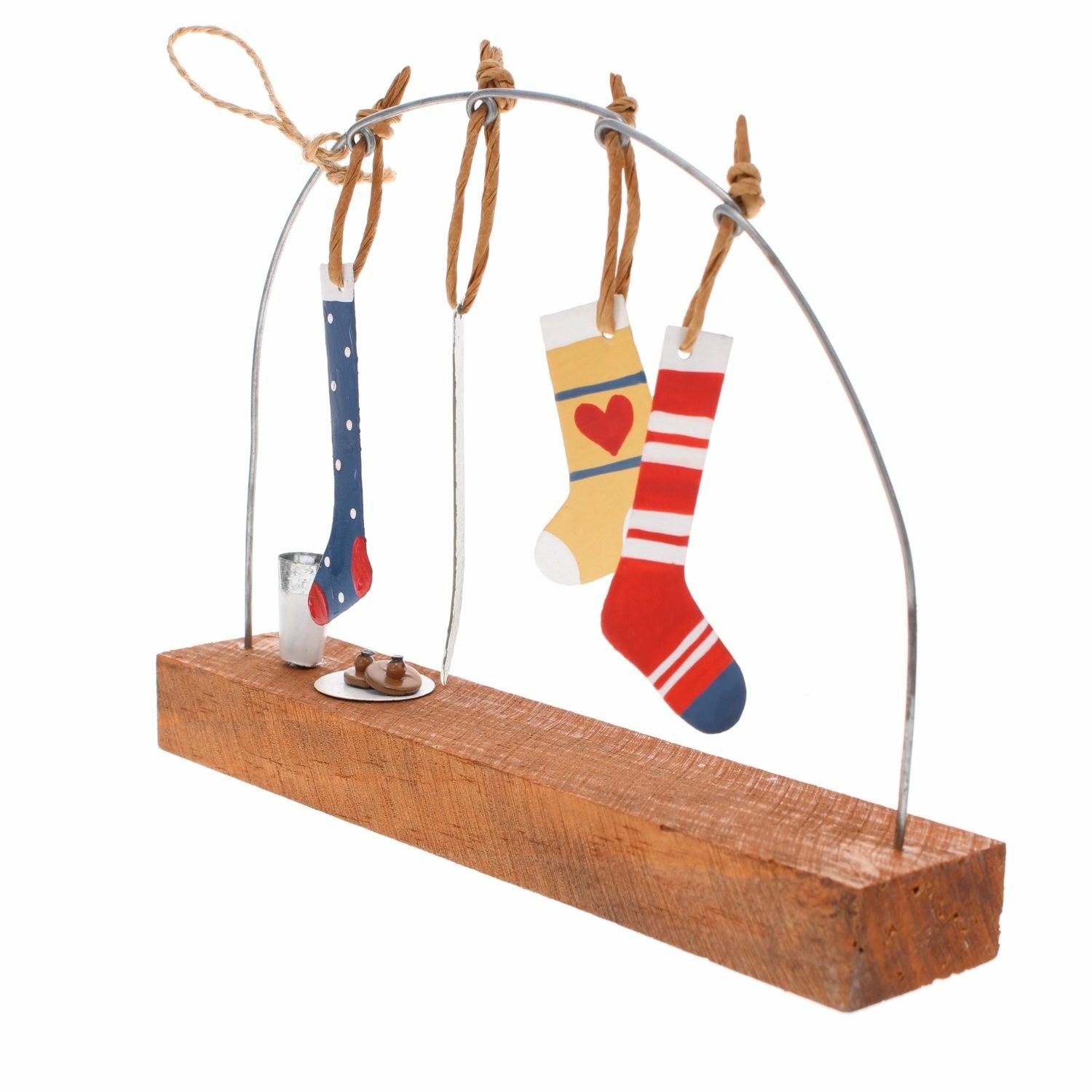 Four Hanging Stockings Scene