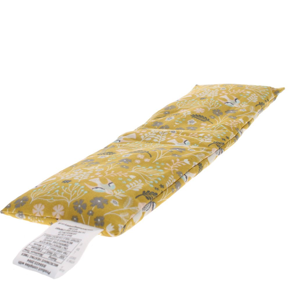 Garden Fern Ochre Cotton Wheat Bag, Unscented