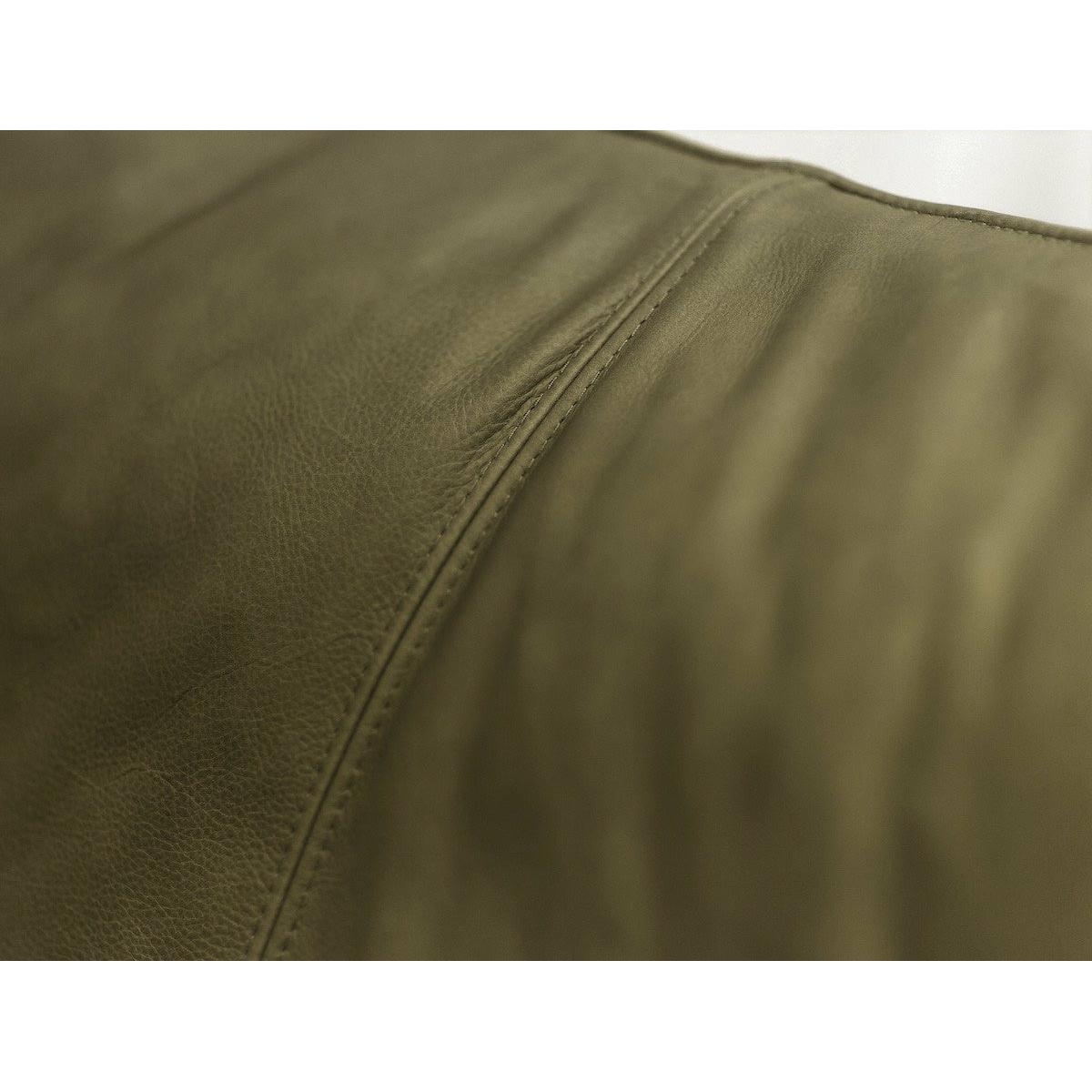 Gaucho Swivel Chair in Rancho Green Leather