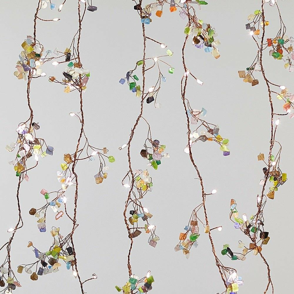 Gemstone Multicoloured Light Chain