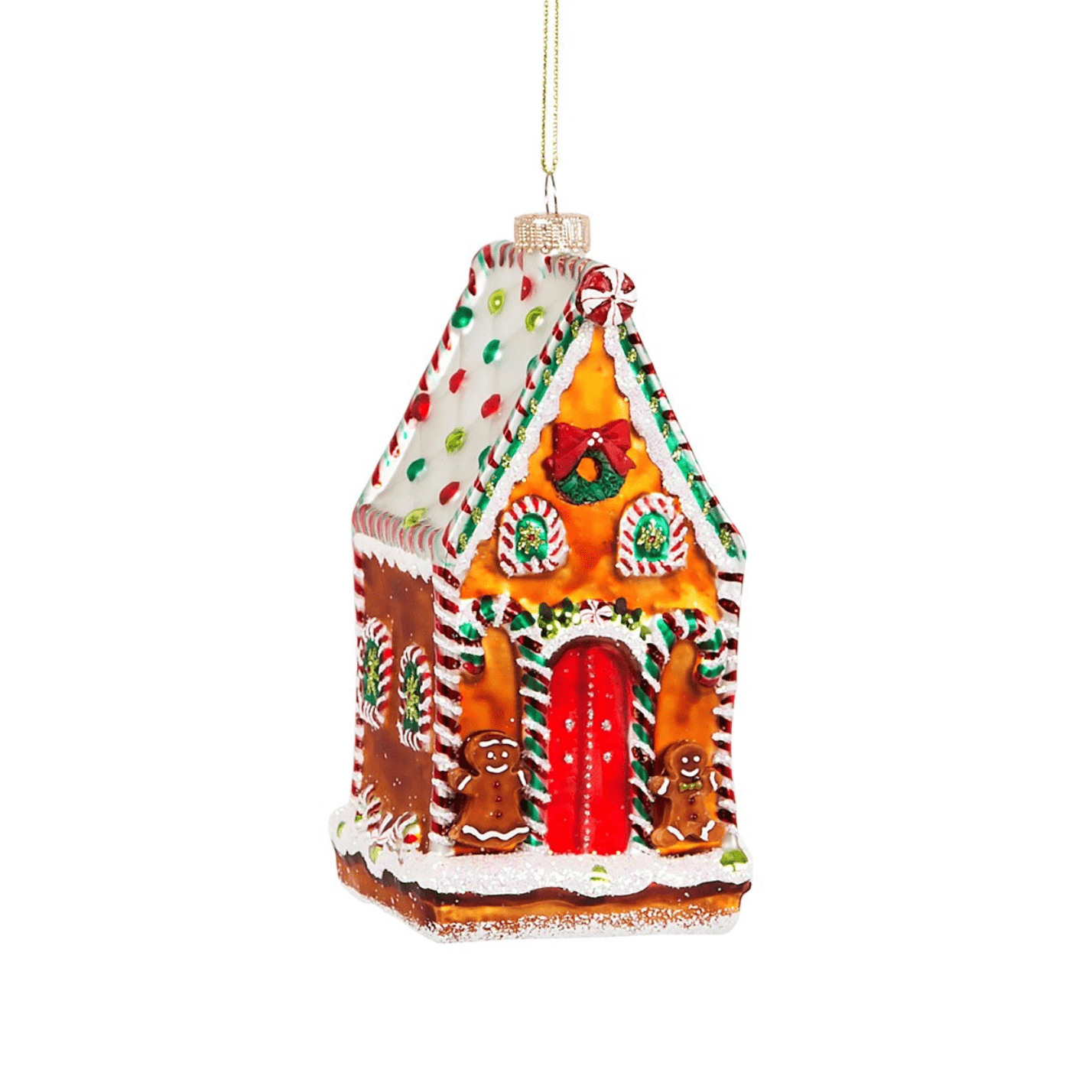 Gingerbread House Shaped Bauble
