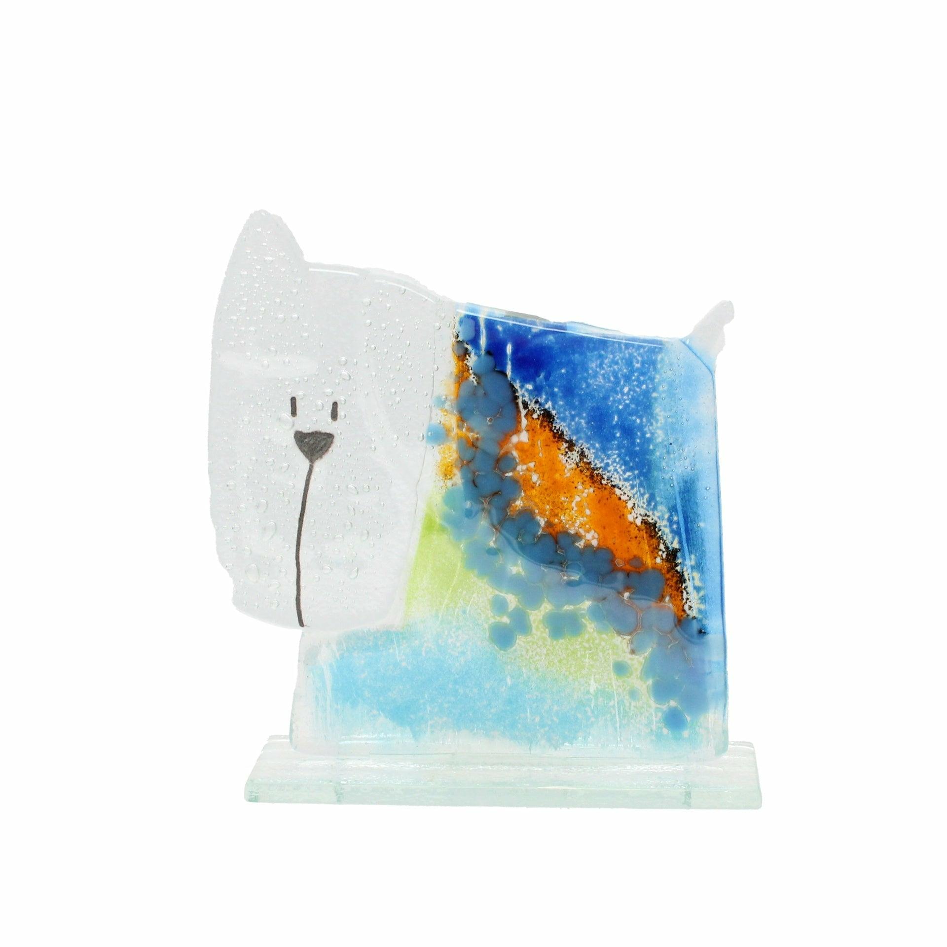 Glass Dog, Ocean, Small