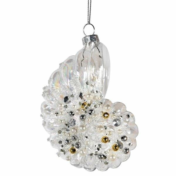 Gold Ammonite Bauble