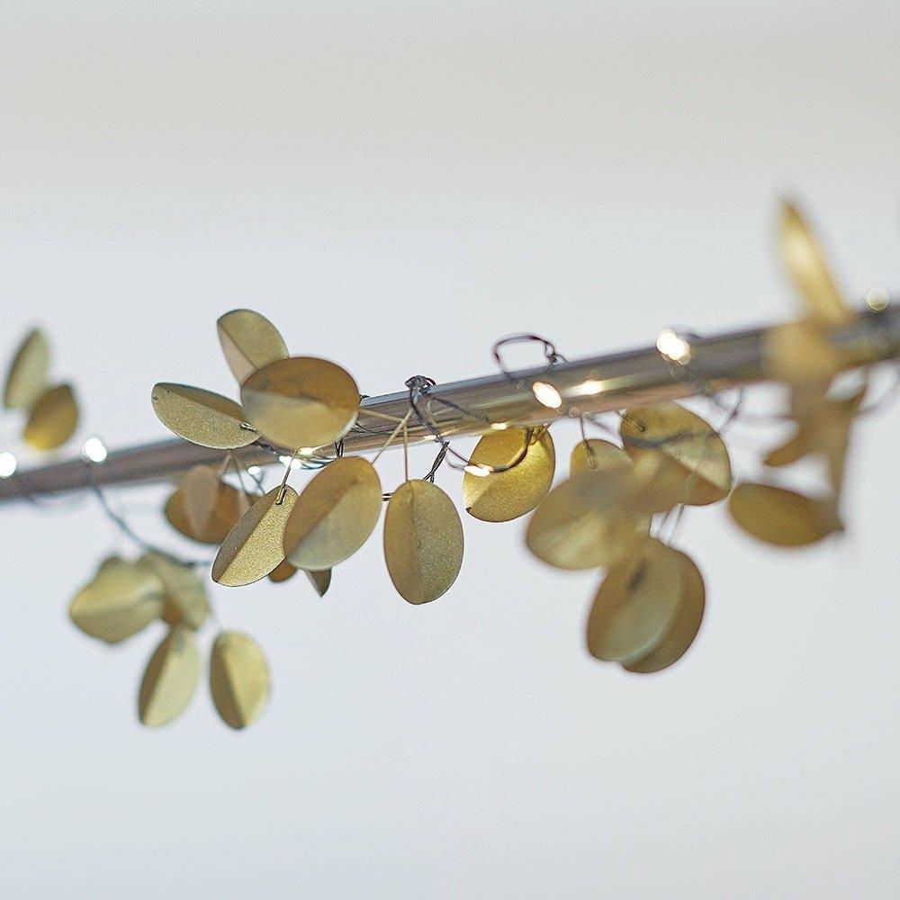 Gold Eucalyptus LED Lights
