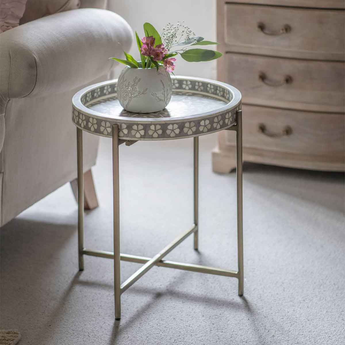 Grey Epsley Side Table