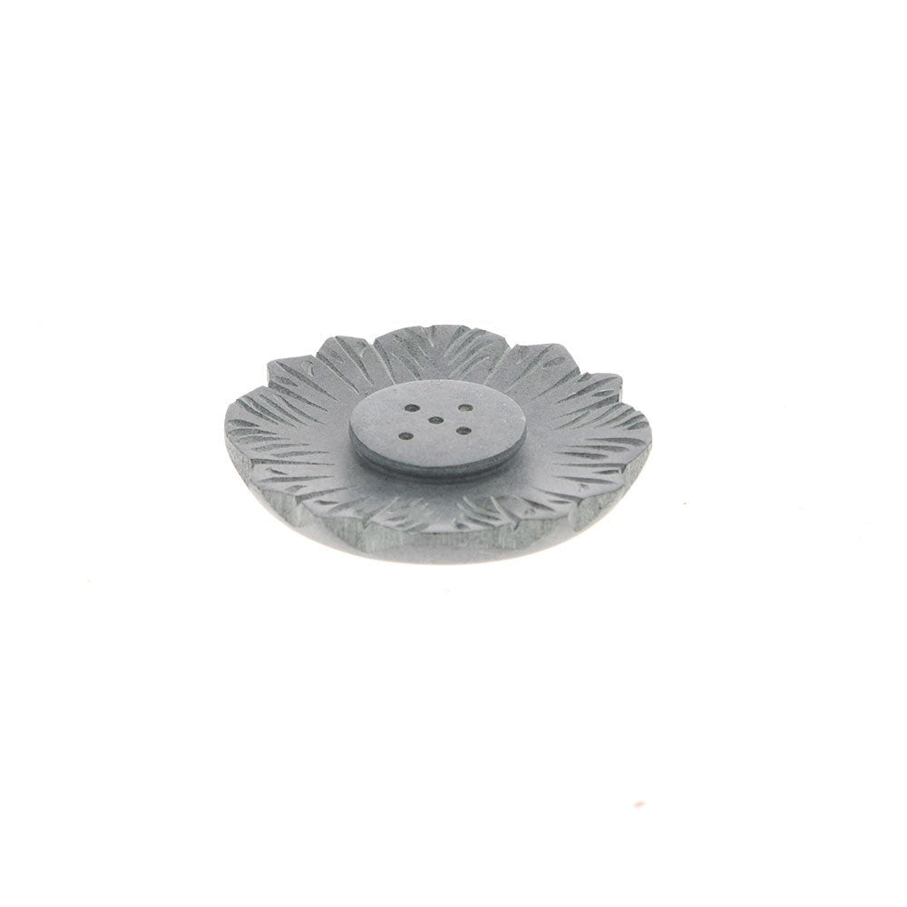 Grey Incense Holder Plate, Assorted Patterns